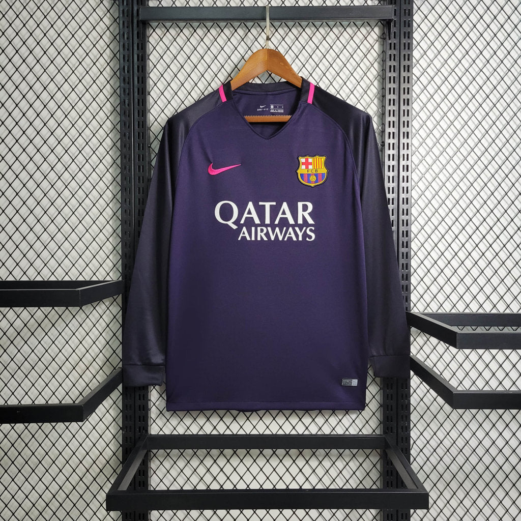 Camisa Barcelona 16/17 Away - (Retrô) Manga Longa