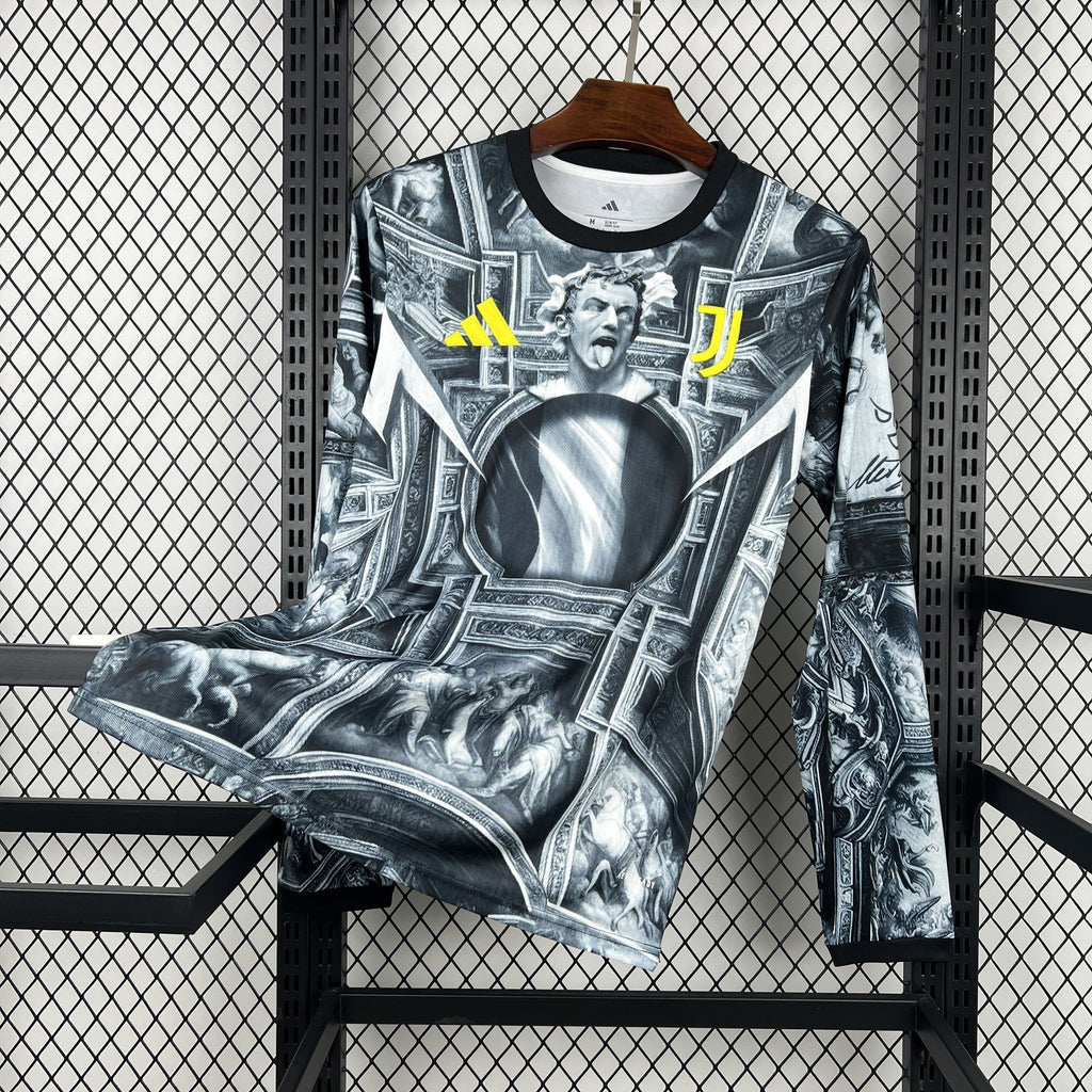 Camisa Juventus 25/26 Pré-Jogo (Del Piero) - (Torcedor) Manga Longa