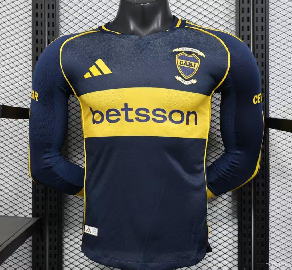 Camisa Boca Juniors 2026 Home - (Jogador) Manga Longa