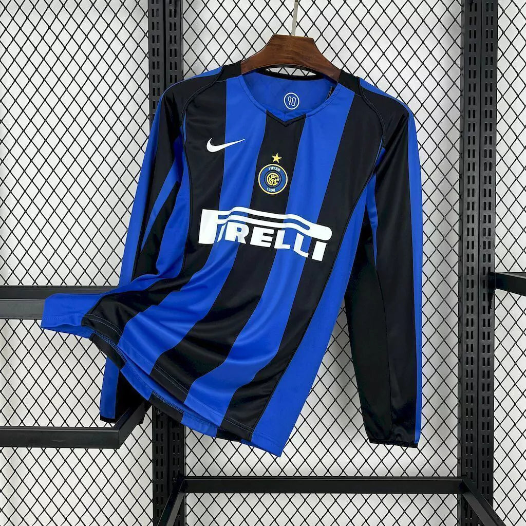 Camisa Inter de Milão 04/05 Home - (Retrô) Manga Longa
