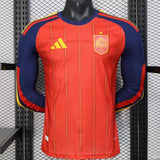 Camisa Espanha 2026 Home - (Jogador) Manga Longa