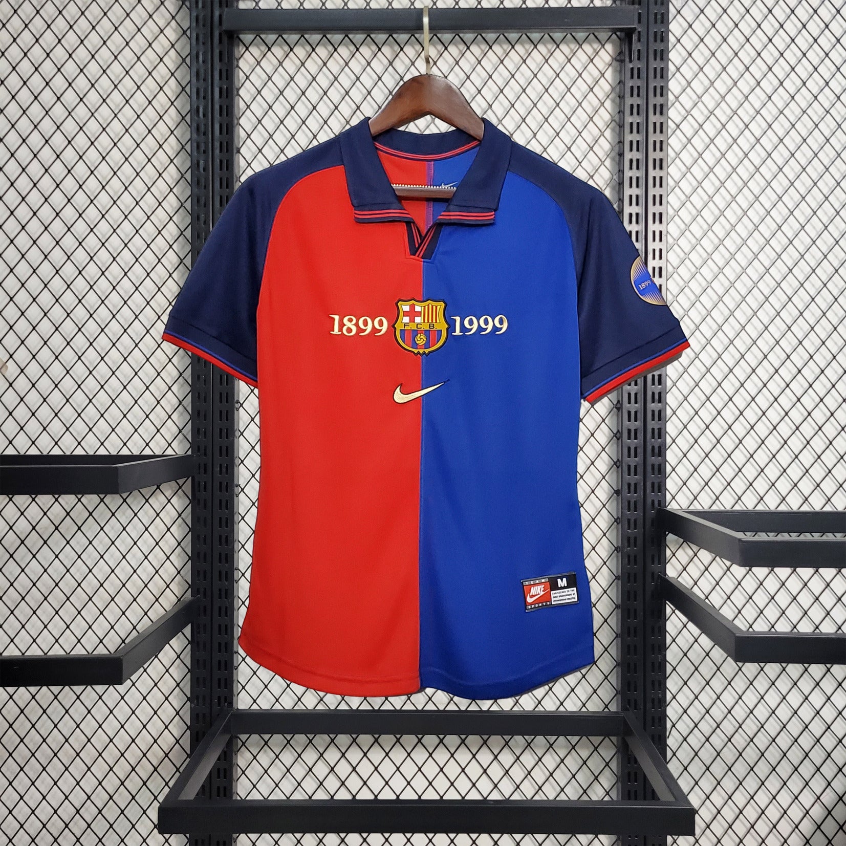 Camisa Barcelona 99/00 Home - (Retrô)