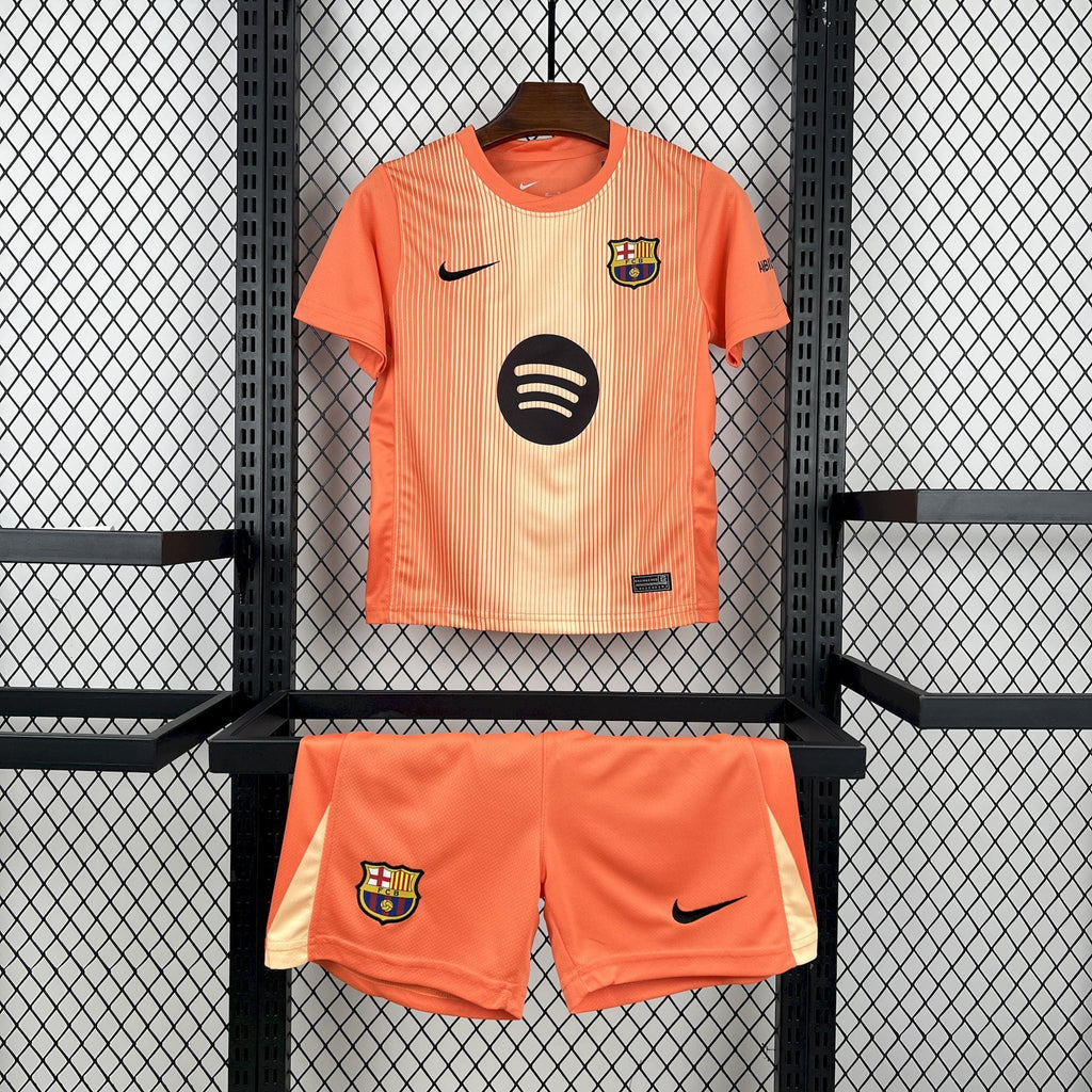 Kit Infantil Barcelona 25/26 Goleiro Fourth