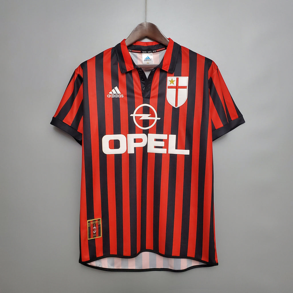 Camisa Milan 99/00 Home - (Retrô)