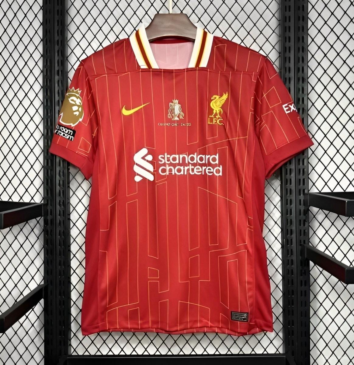 Camisa Liverpool 24/25 Home (Campeões Premier League) - (Torcedor)
