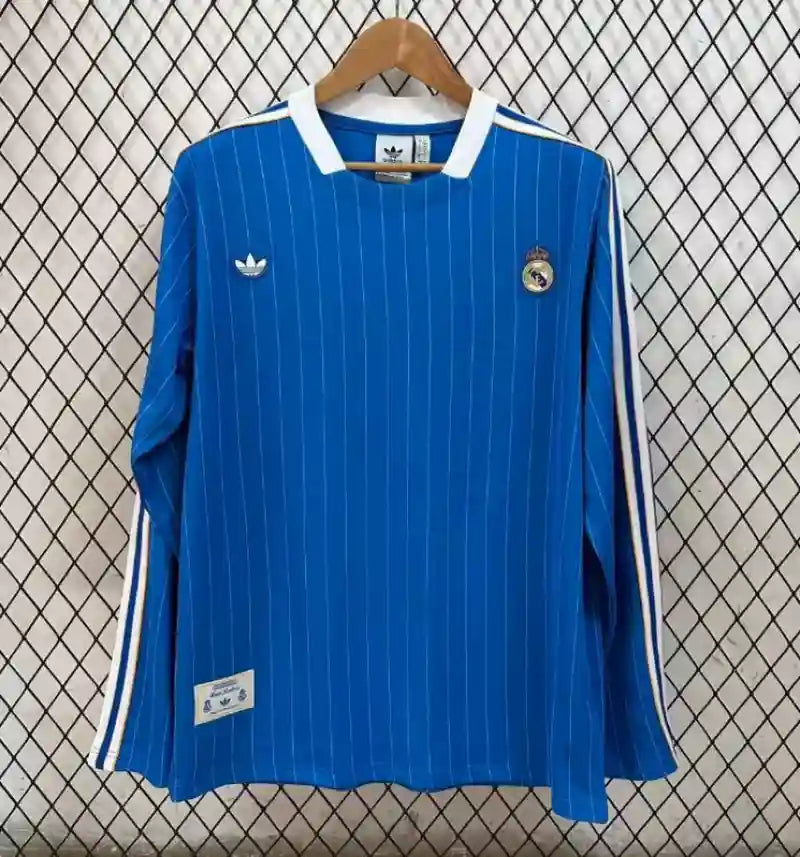 Camisa Real Madrid 25/26 Terrace Icons - (Torcedor) Manga Longa