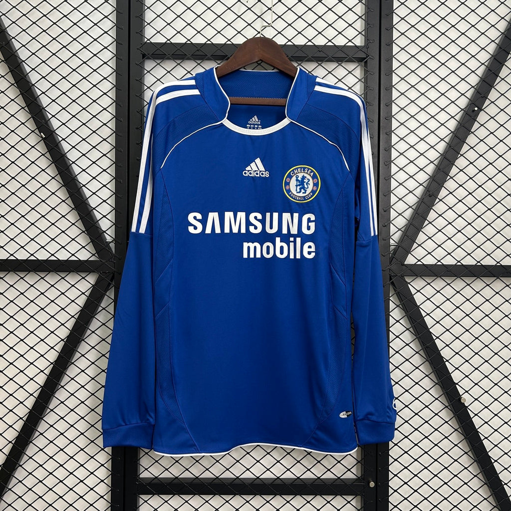 Camisa Chelsea 06/07/08 Home - (Retrô) Manga Longa