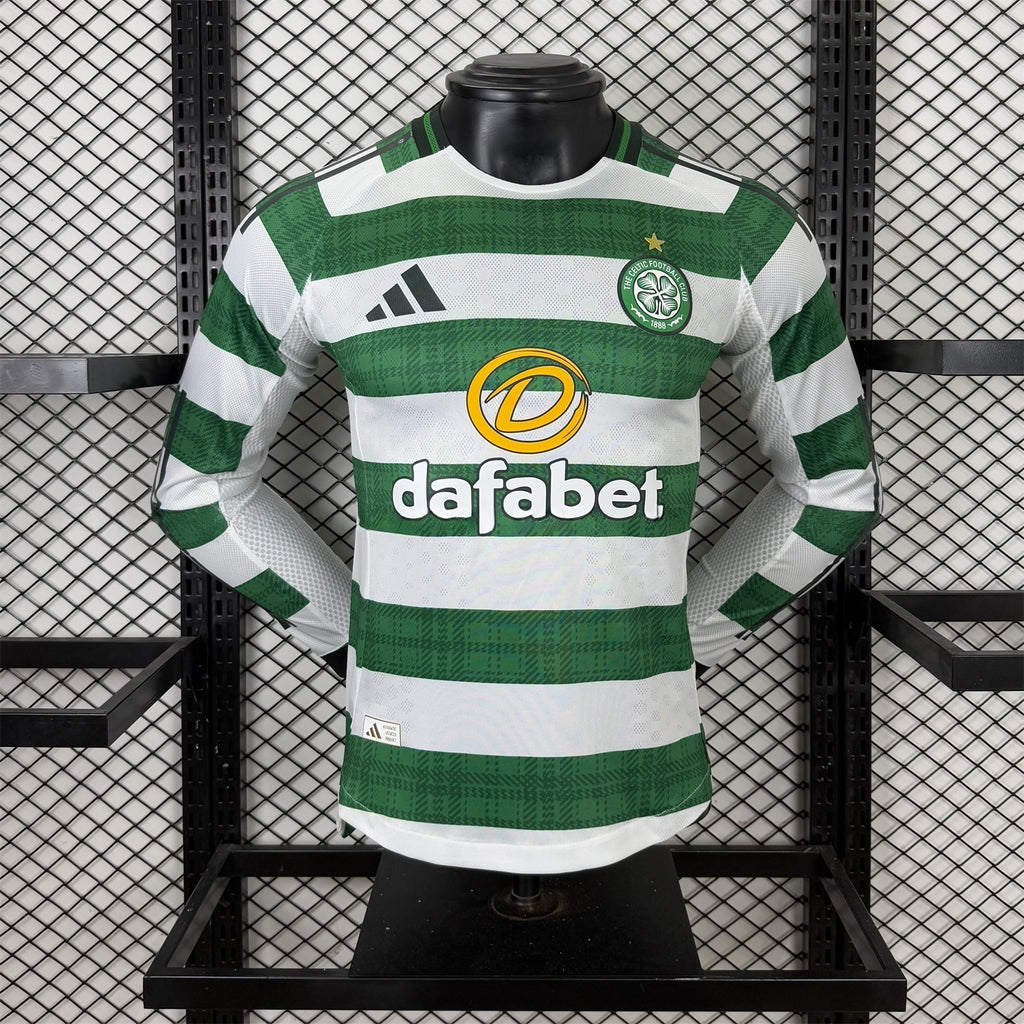 Camisa Celtic 25/26 Home - (Jogador) Manga Longa