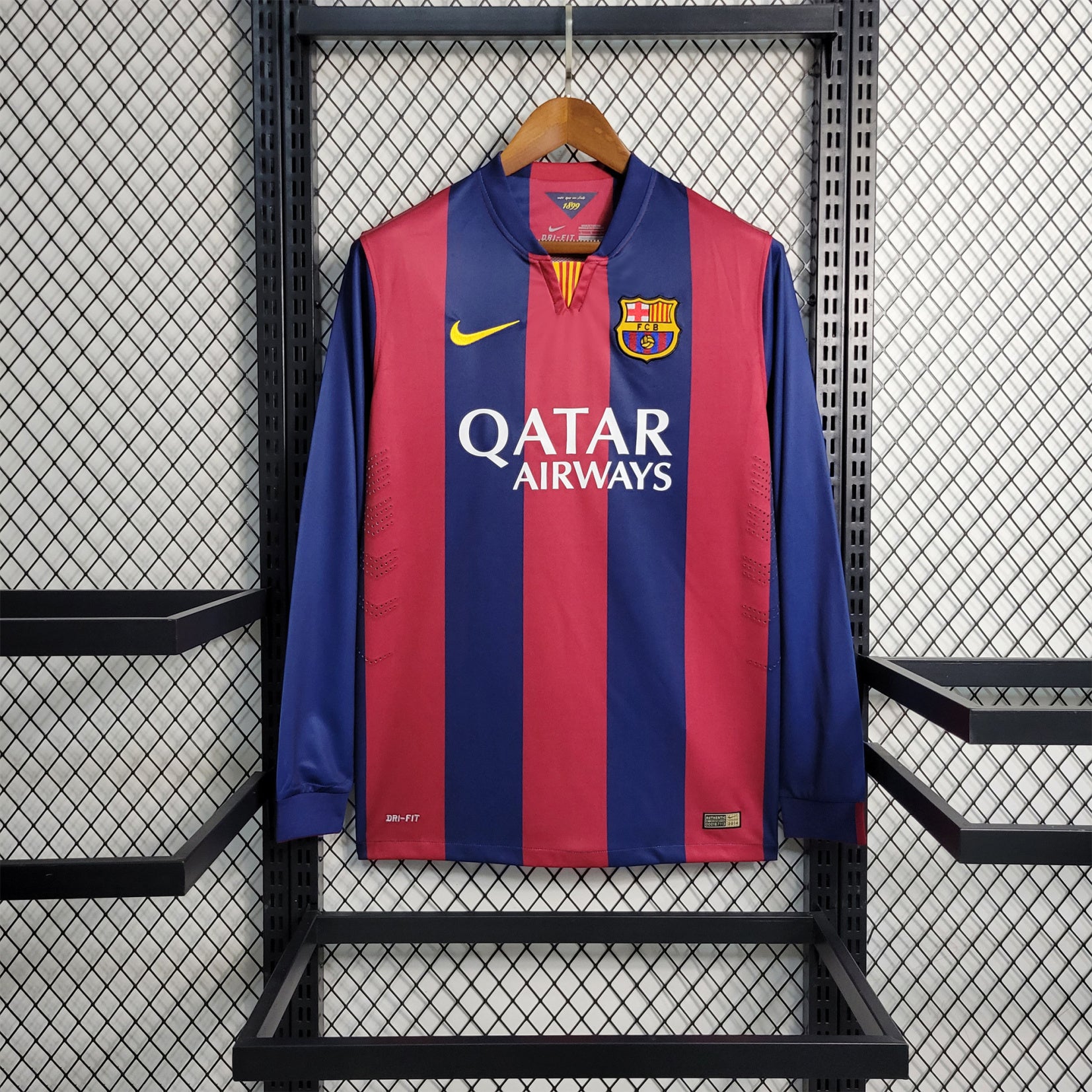 Camisa Barcelona 14/15 Home - (Retrô) Manga Longa