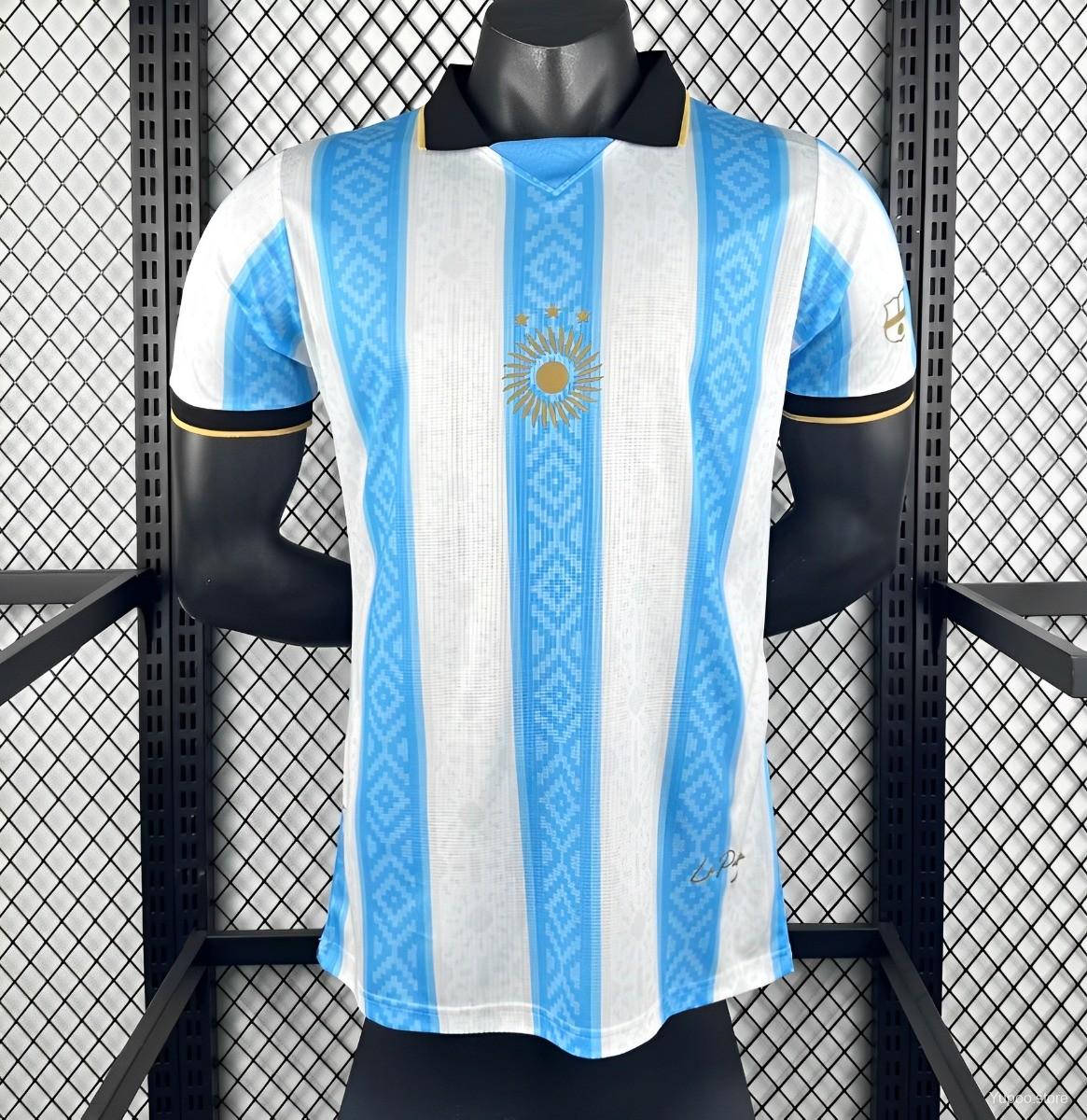 Camisa Argentina 2025 Edição Especial (La Pulga - Away) - (Jogador)