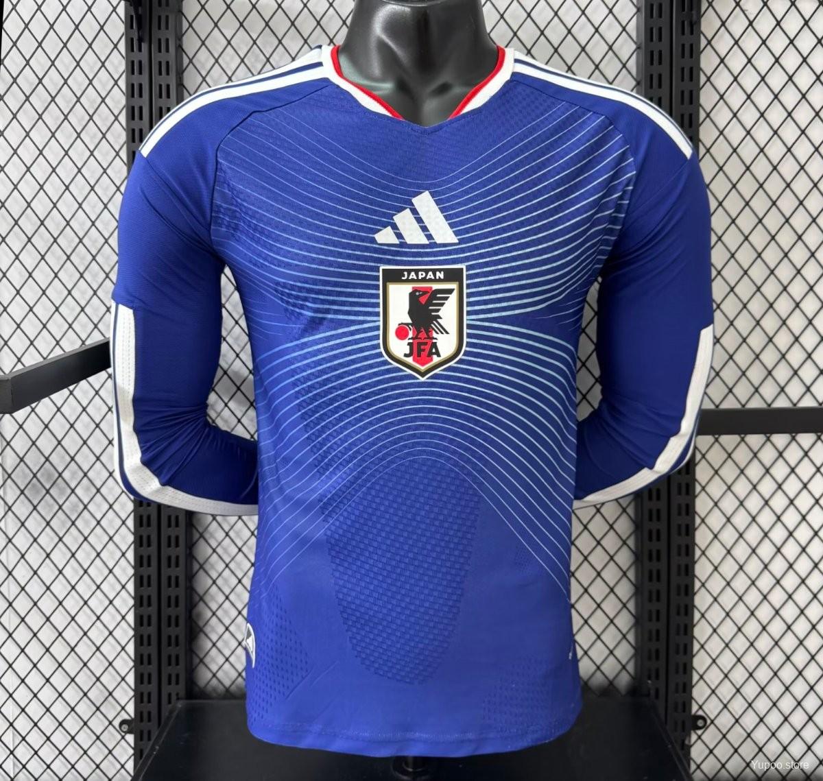 Camisa Japão 2026 Home - (Jogador) Manga Longa