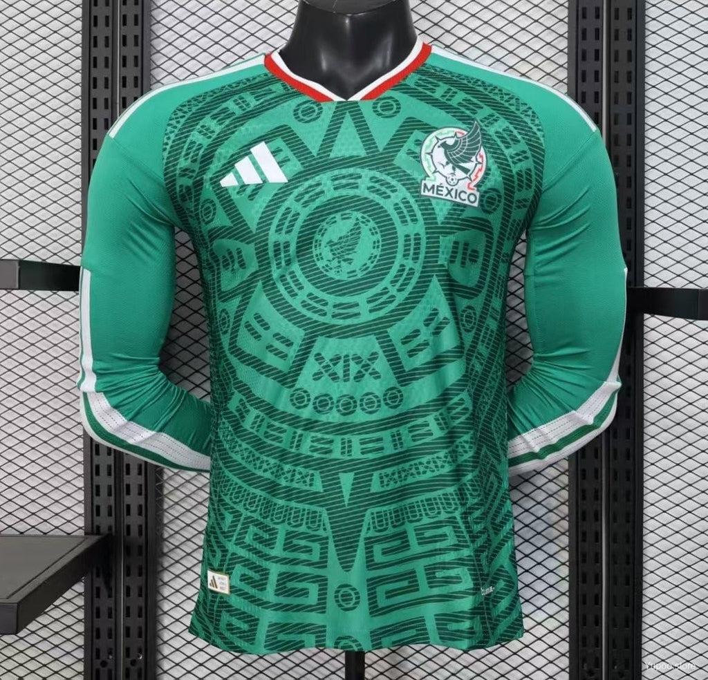 Camisa México 2026 Home - (Jogador) Manga Longa