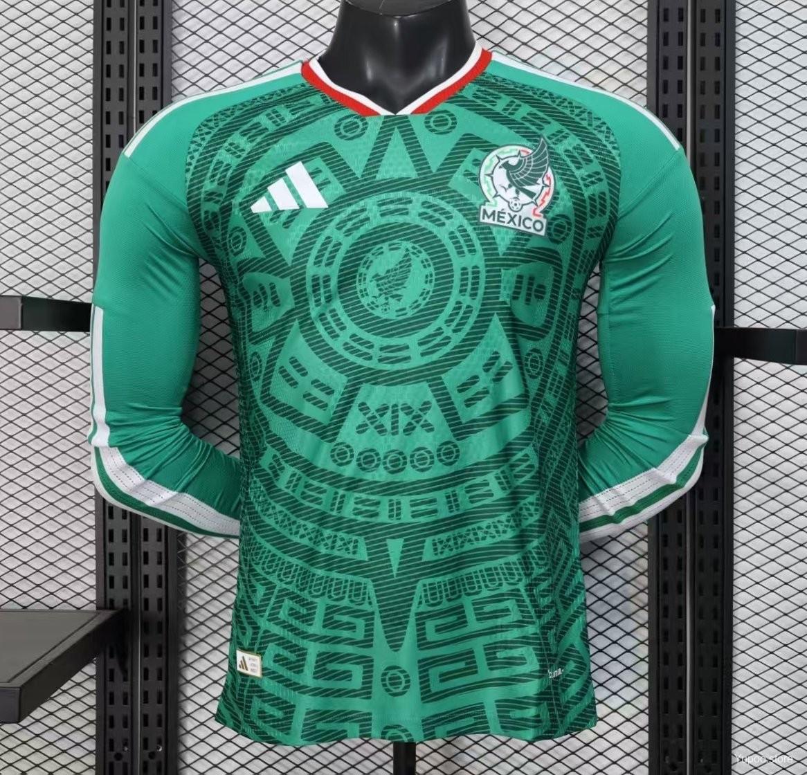 Camisa México 2026 Home - (Jogador) Manga Longa