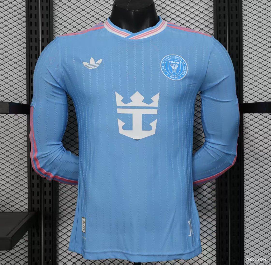 Camisa Inter Miami 2025 Third - (Jogador) Manga Longa