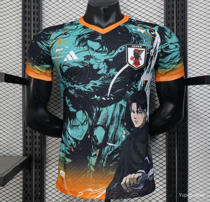 Camisa Japão 2025 Edição Especial (Shingeki no Kyojin - Levi) - (Jogador)