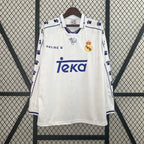 Camisa Real Madrid 94/95/96 Home - (Retrô) Manga Longa