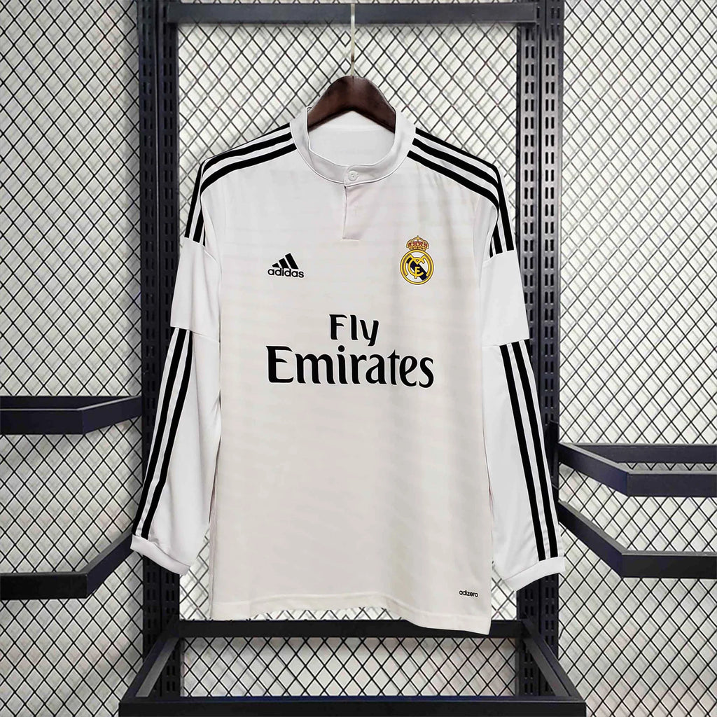Camisa Real Madrid 14/15 Home - (Retrô) Manga Longa