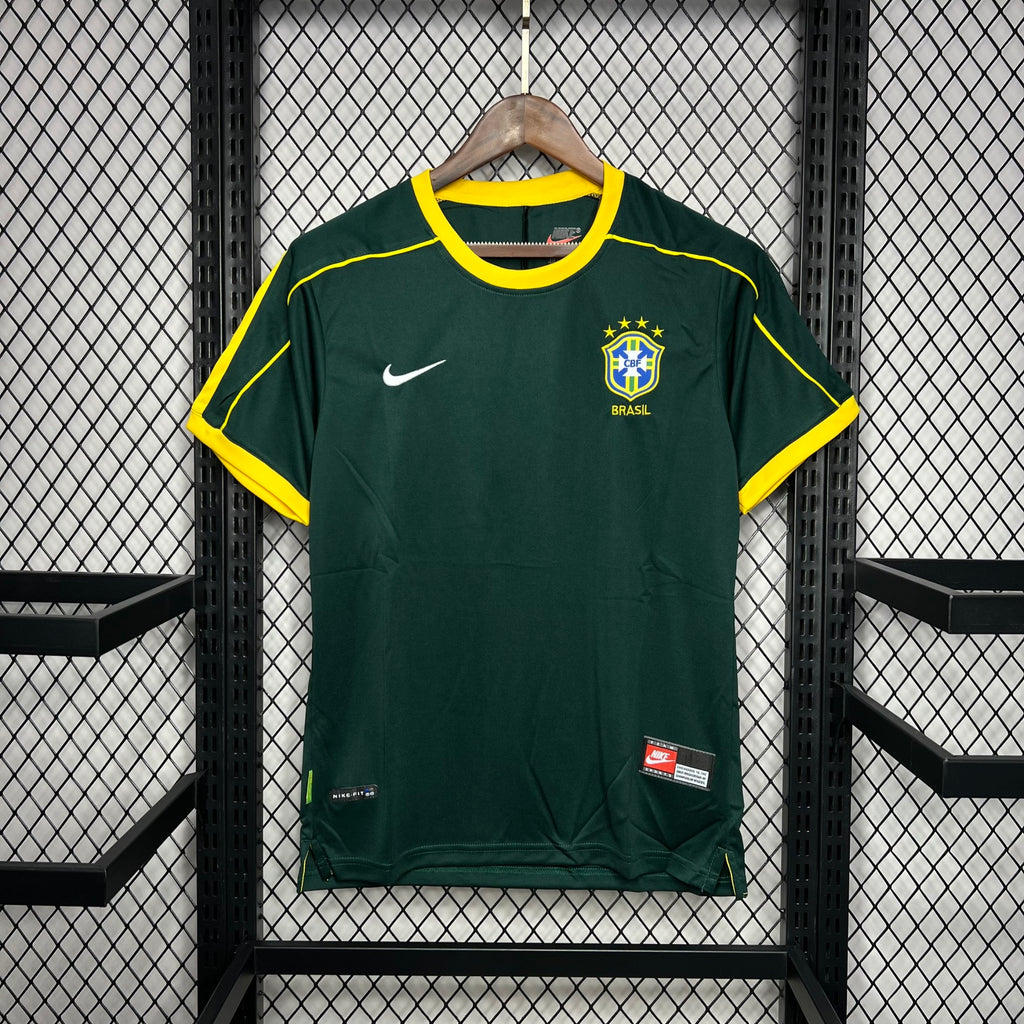 Camisa Brasil 1998 Goleiro Home - (Retrô)