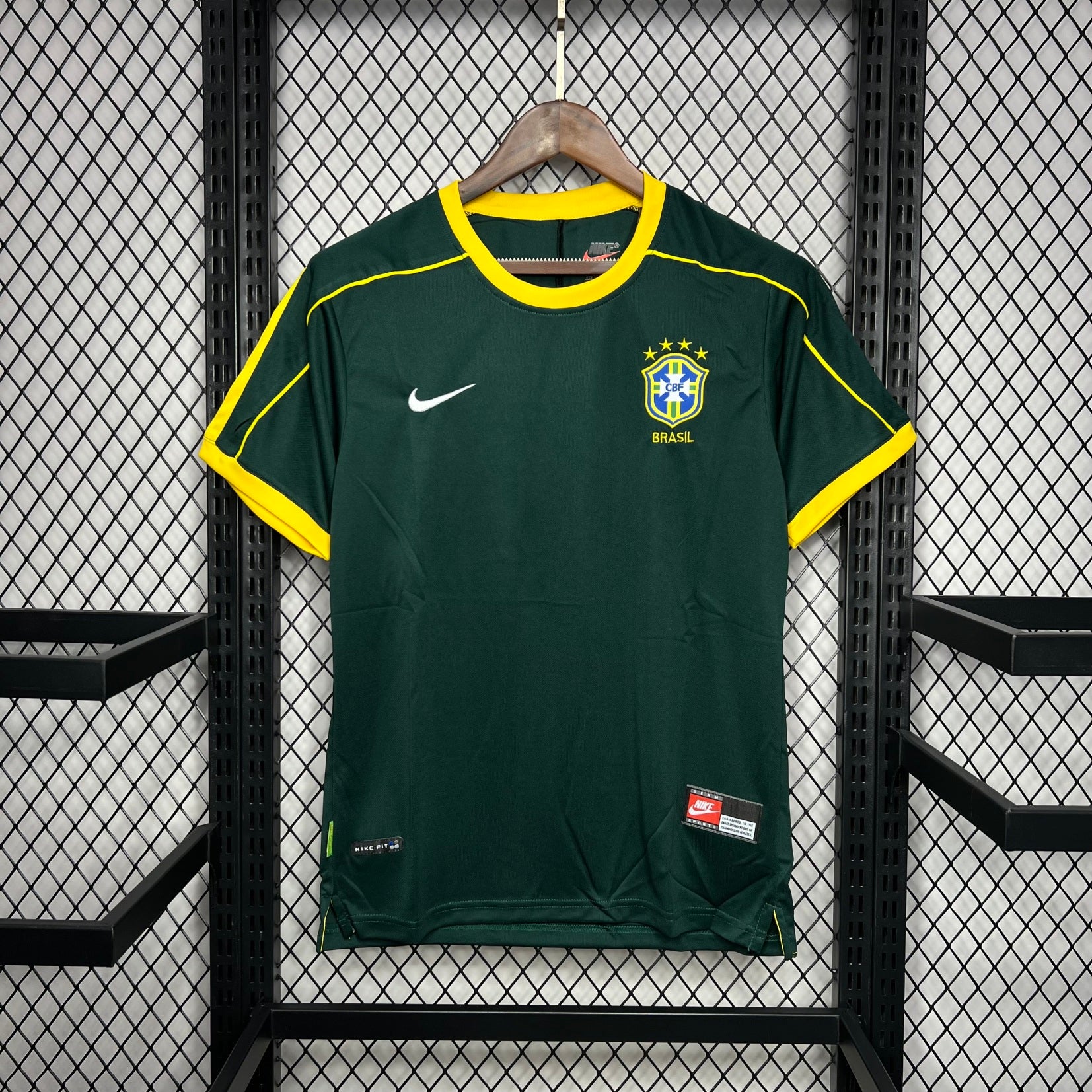 Camisa Brasil 1998 Goleiro Home - (Retrô)