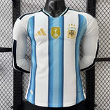 Camisa Argentina 2026 Home (Com Patch) - (Jogador) Manga Longa