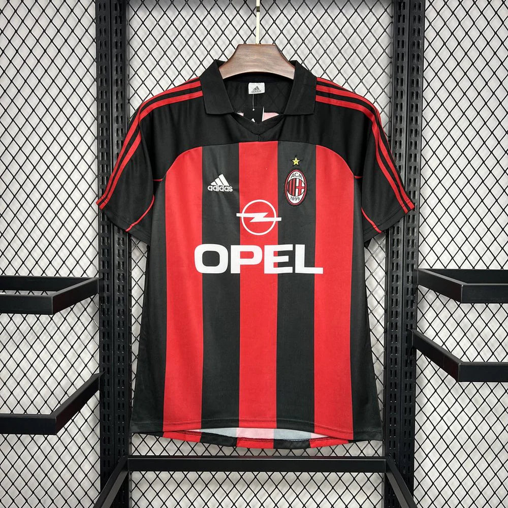 Camisa Milan 00/01/02 Home - (Retrô)