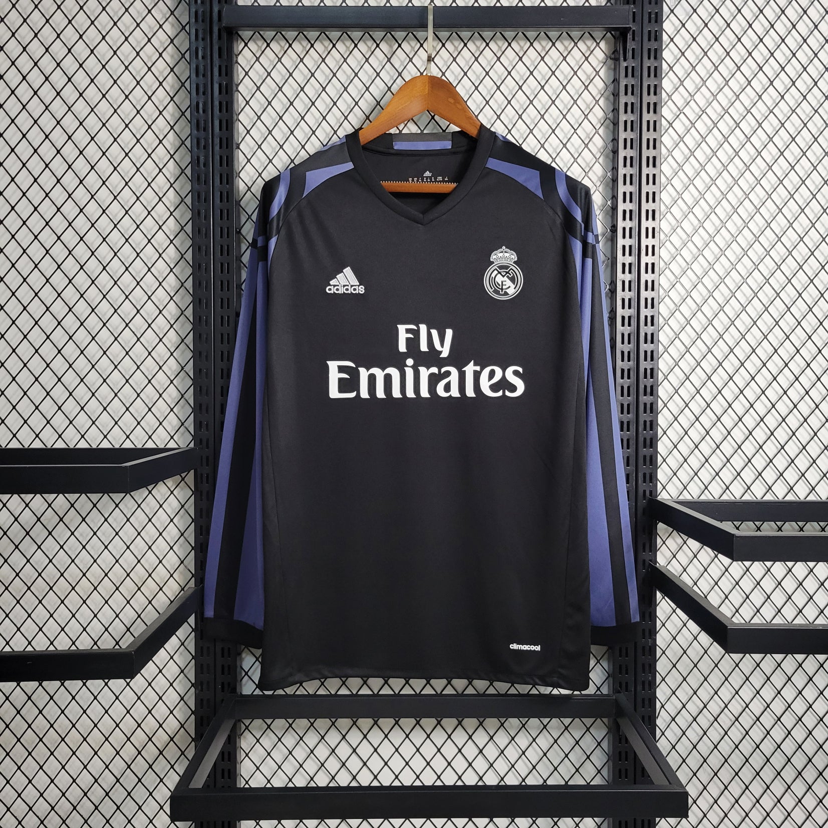 Camisa Real Madrid 16/17 Third - (Retrô) Manga Longa