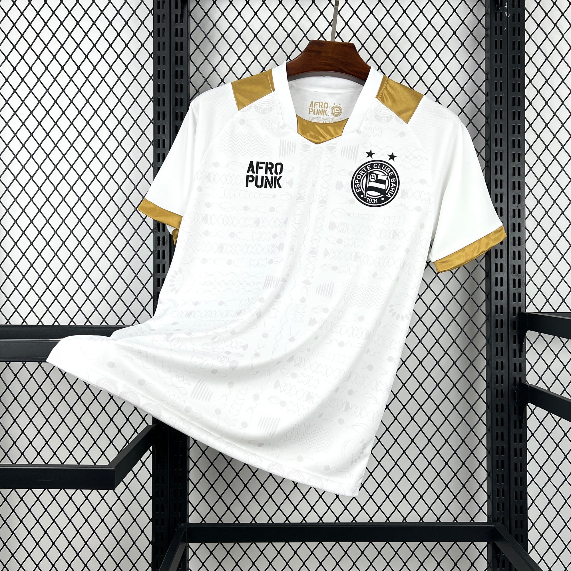 Camisa Bahia 2025 AFROPUNK Novembro Negro (Branca) - (Torcedor)