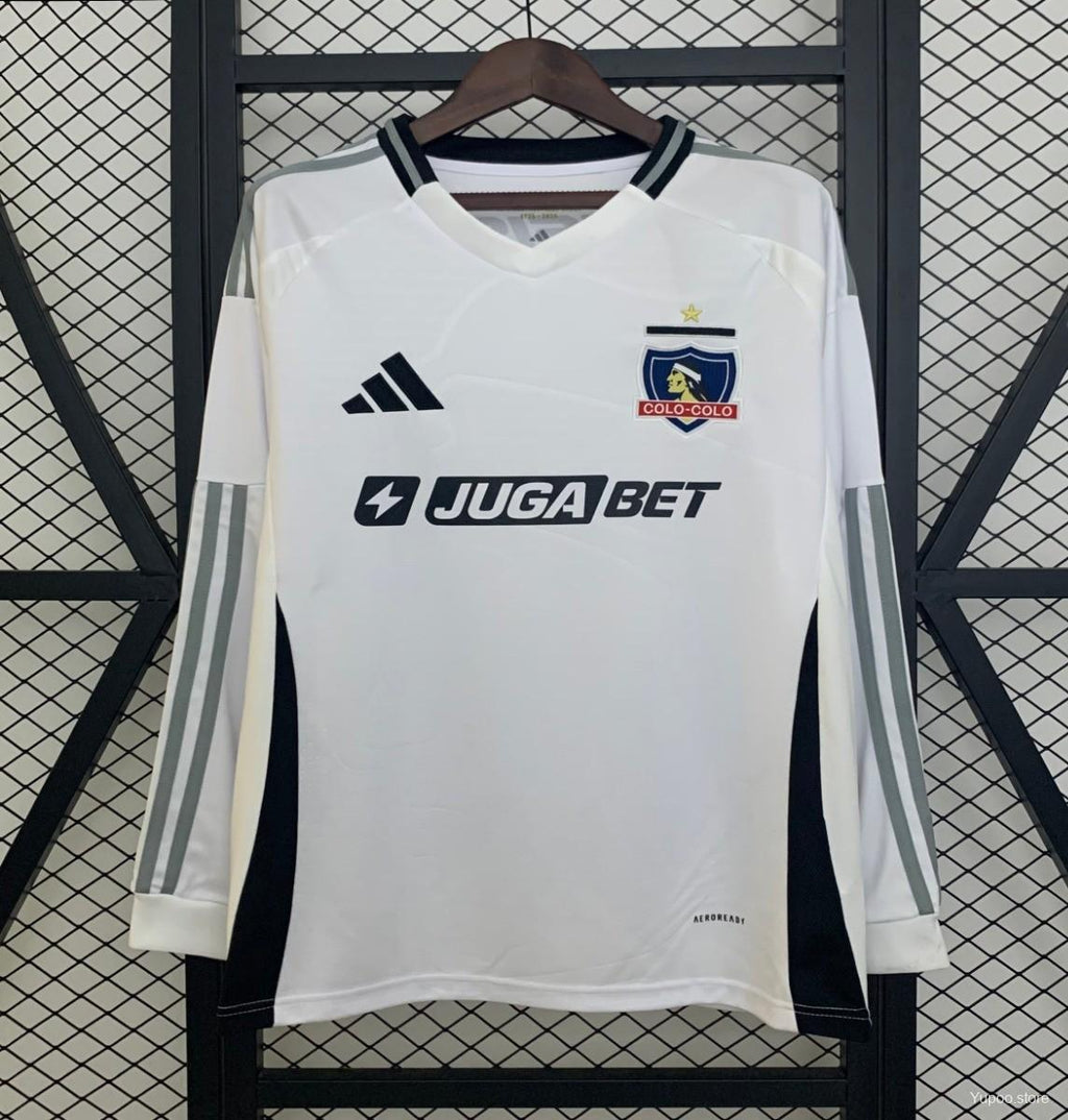 Camisa Colo-Colo 2025 Home - (Torcedor) Manga Longa