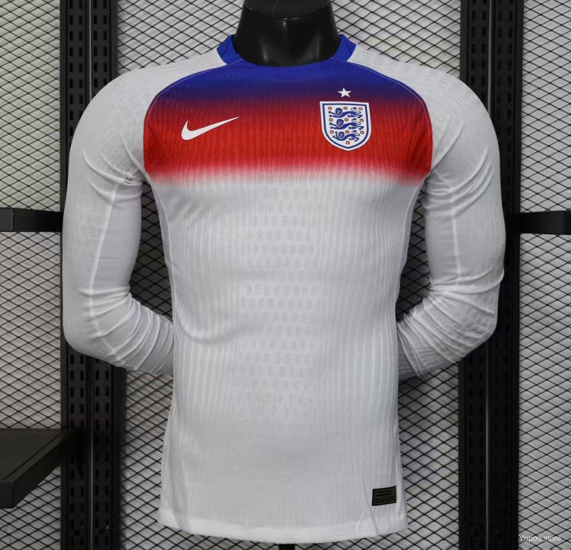 Camisa Inglaterra Feminino 2025 Home - (Jogador) Manga Longa