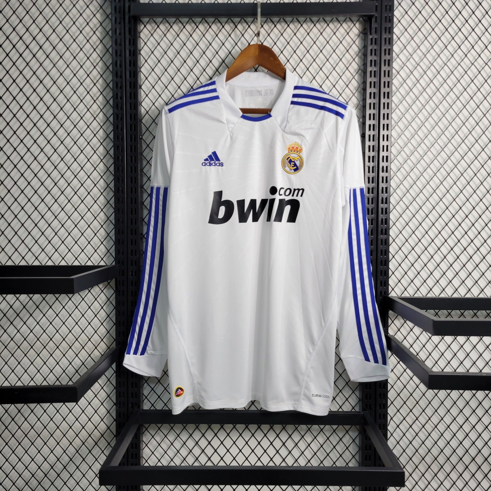 Camisa Real Madrid 10/11 Home - (Retrô) Manga Longa