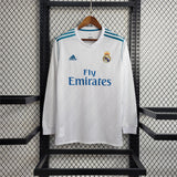 Camisa Real Madrid 17/18 Home - (Retrô) Manga Longa