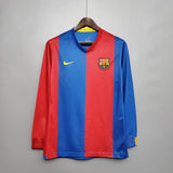 Camisa Barcelona 06/07 Home (Sem Patrocínio) - (Retrô) Manga Longa