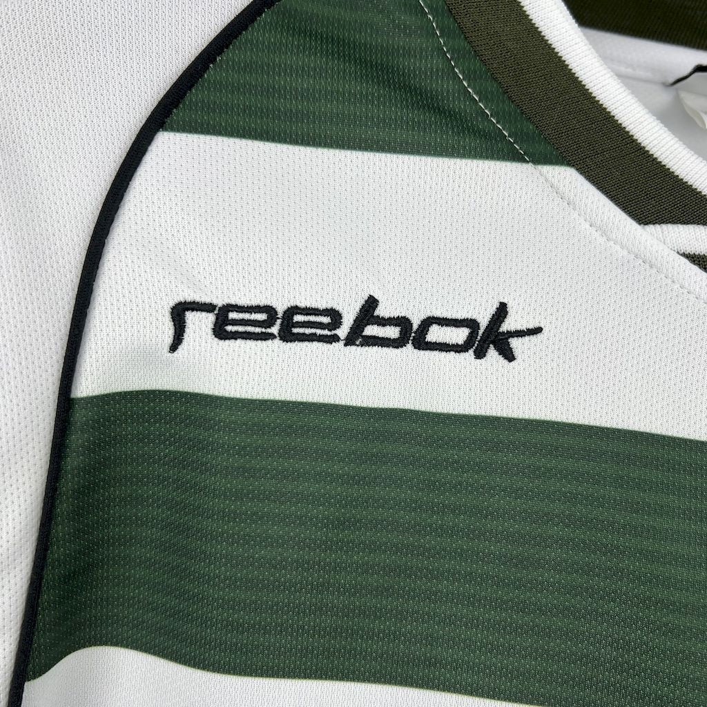 Camisa Sporting 01/02 Home - (Retrô) Manga Longa