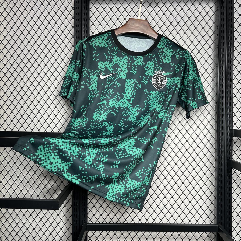 Camisa Sporting Pré-Jogo 24/25 - Nike (Torcedor) Masculina
