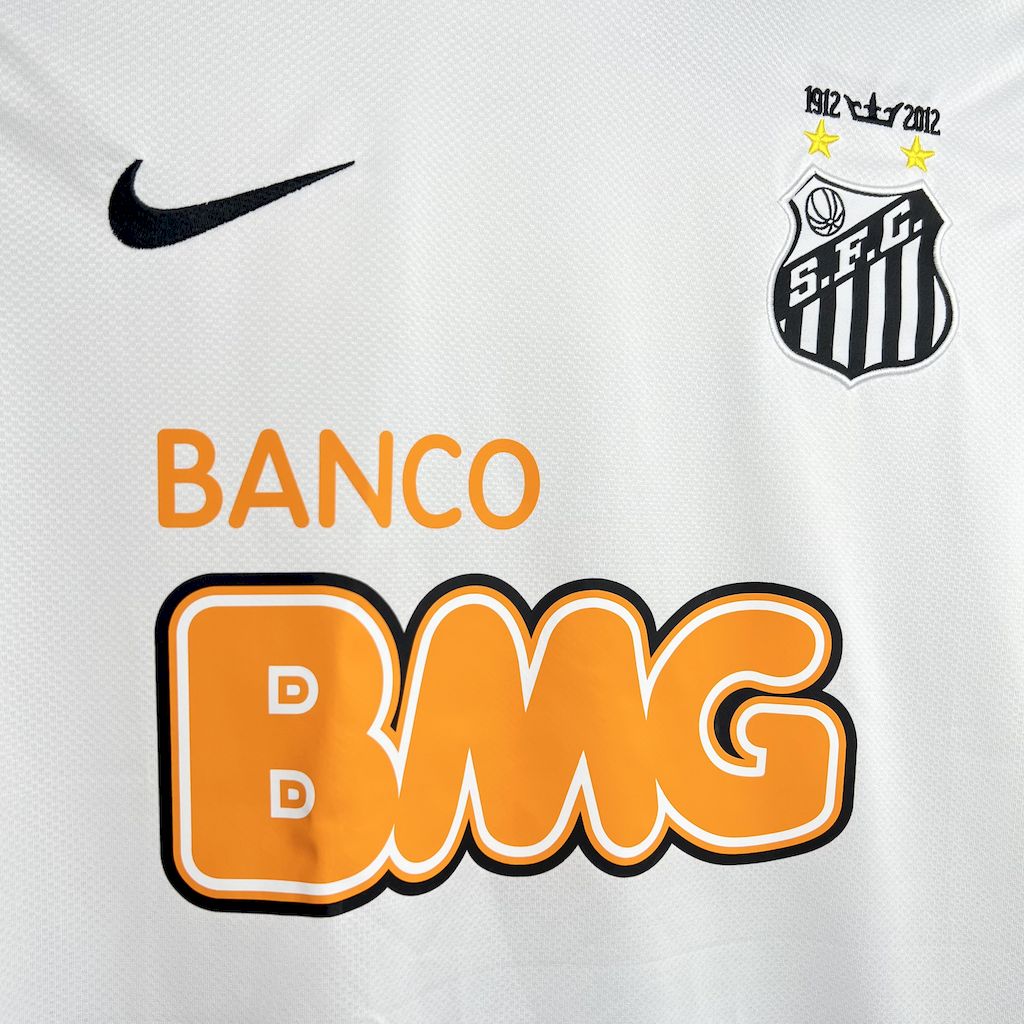 Camisa Santos Titular 11/12 - Versão (Retrô) Manga Comprida