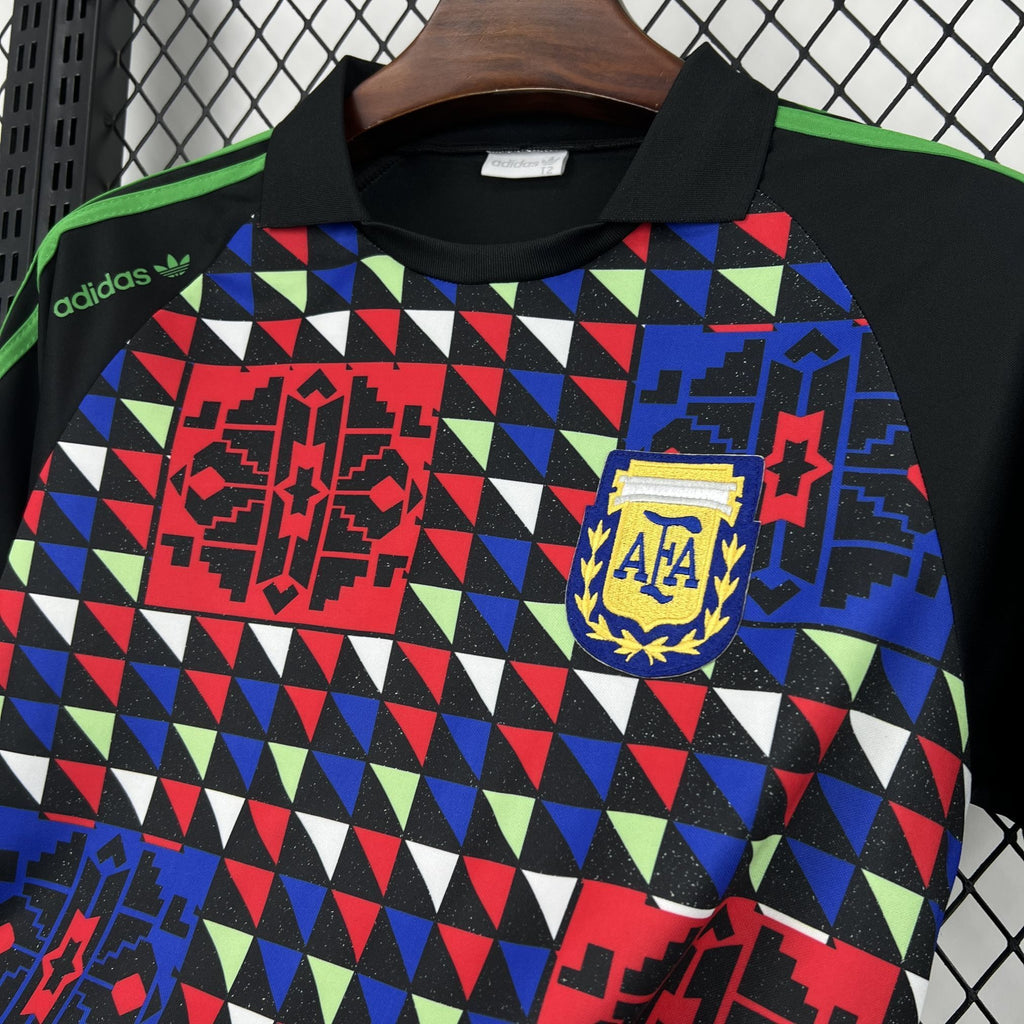 Camisa Argentina 1990 Goleiro - (Retrô)