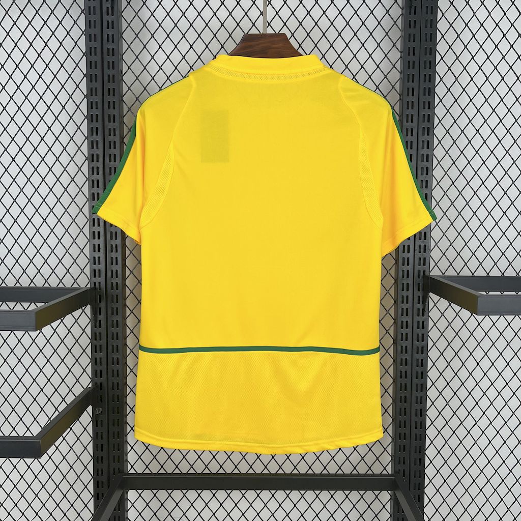 Camisa Brasil Titular 2002 - Versão (Retrô)