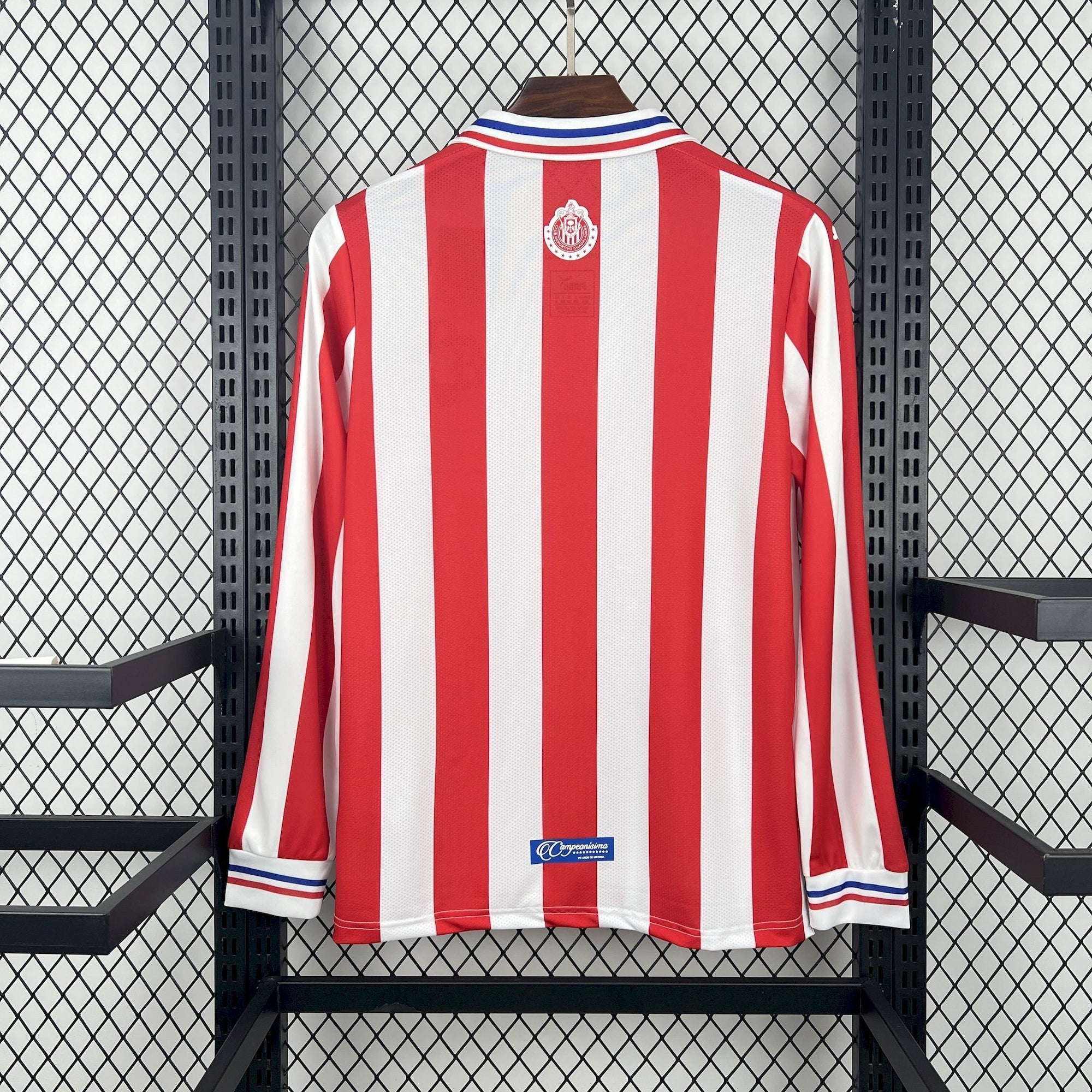 Camisa Chivas Guadalajara 16/17 Aniversário 110 anos - (Retrô) Manga Longa