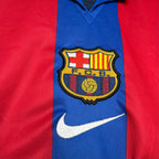 Camisa Barcelona 01/02 Home - (Retrô)