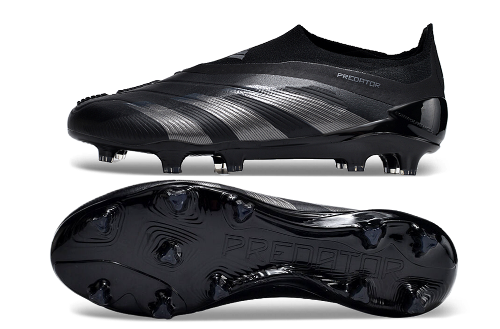 Chuteira Adidas Predator Elite Laceless FG - Preta