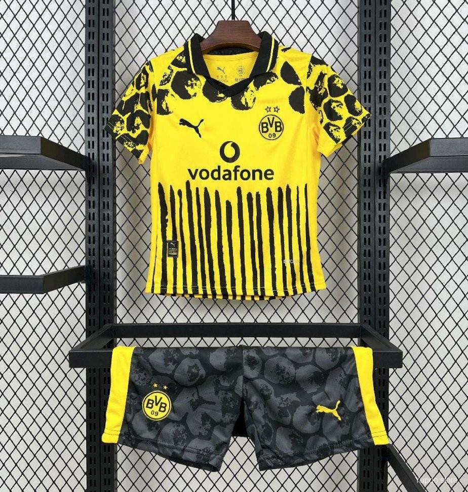 Kit Infantil Borussia Dortmund 2025 Home Copa do Mundo de Clubes