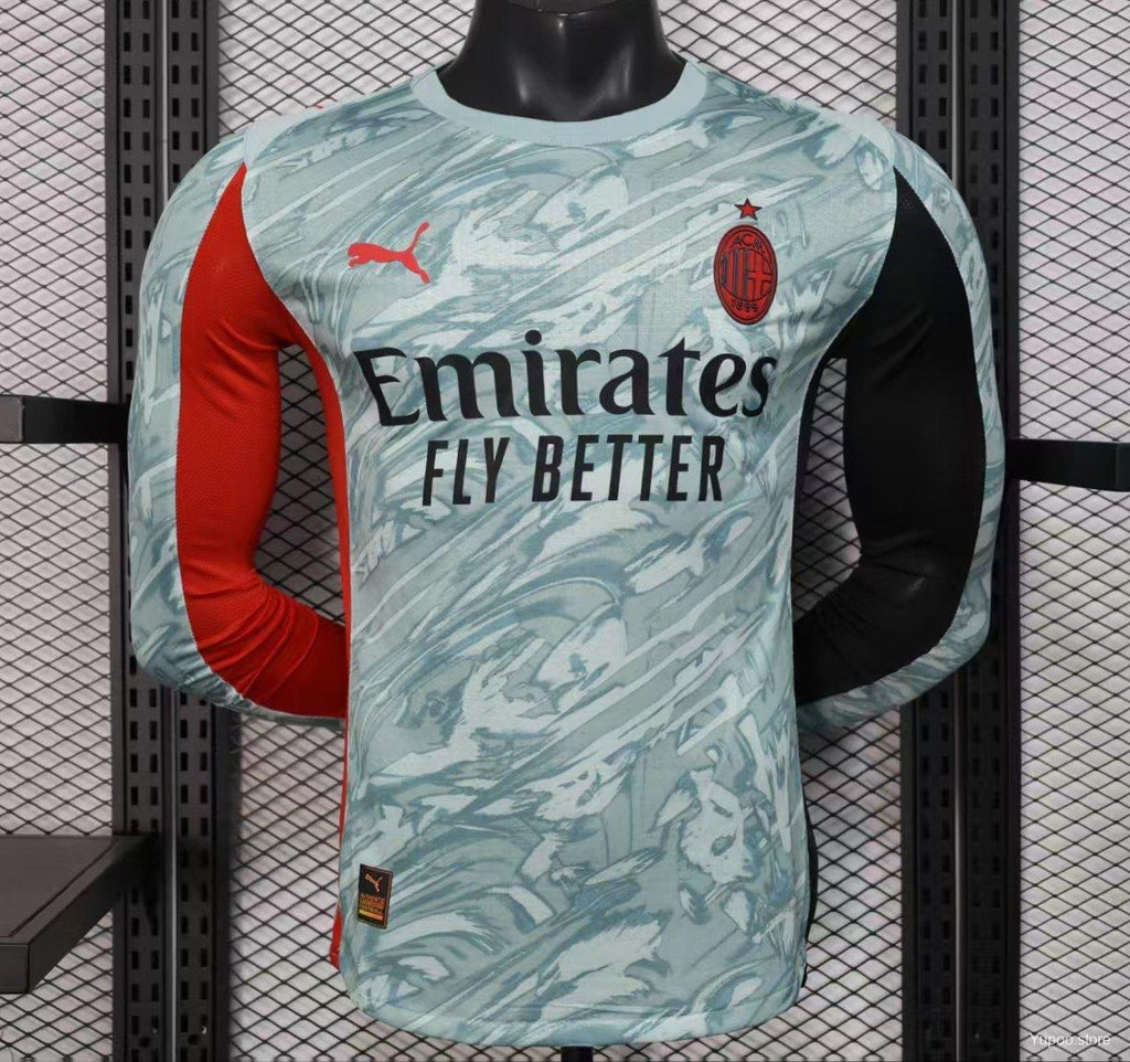 Camisa Milan 25/26 Goleiro Home - (Jogador) Manga Longa