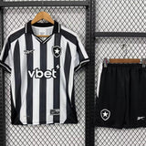 Kit Botafogo 2025 Home (Com Patrocínio) - (Torcedor)