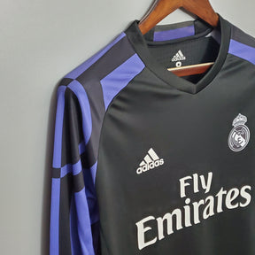 Camisa Real Madrid III 15/16 - Versão (Retrô) Manga Comprida