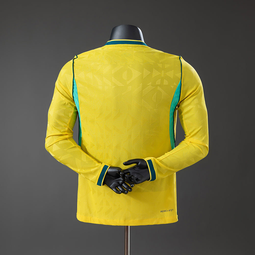 Camisa Brasil 2026 Home - (Jogador) Manga Longa