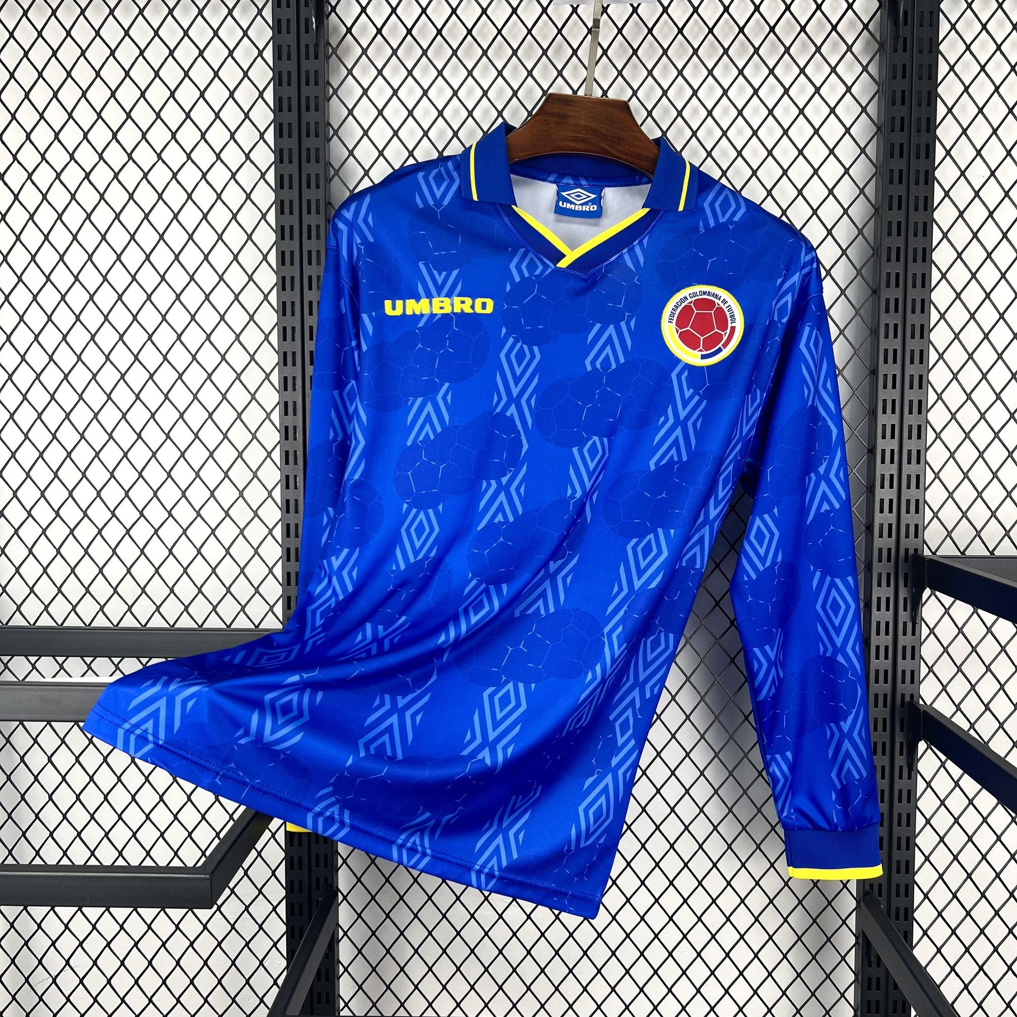 Camisa Colômbia 1994 Away - (Retrô) Manga Longa