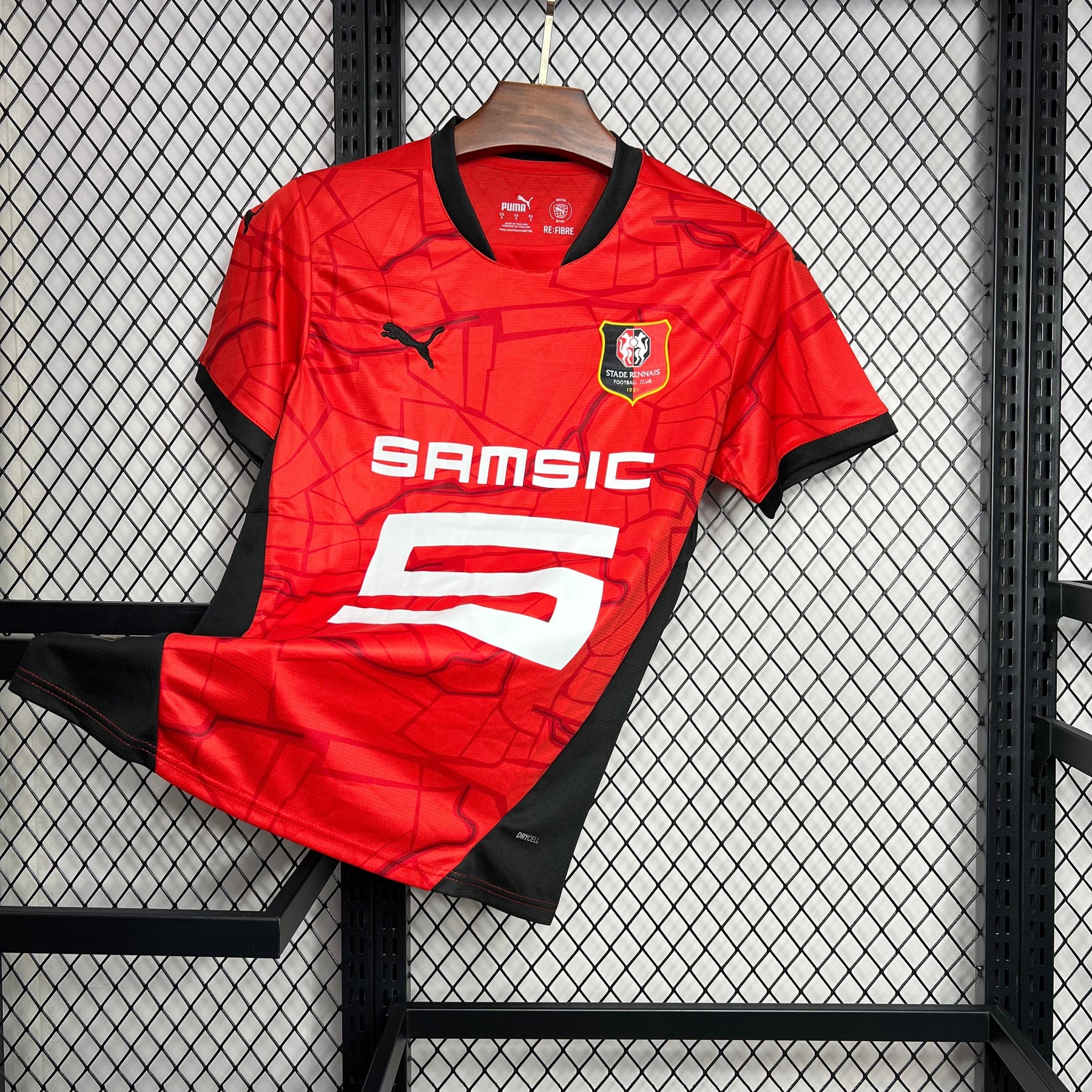 Camisa Rennes Home 24/25 - Versão (Torcedor) Masculina