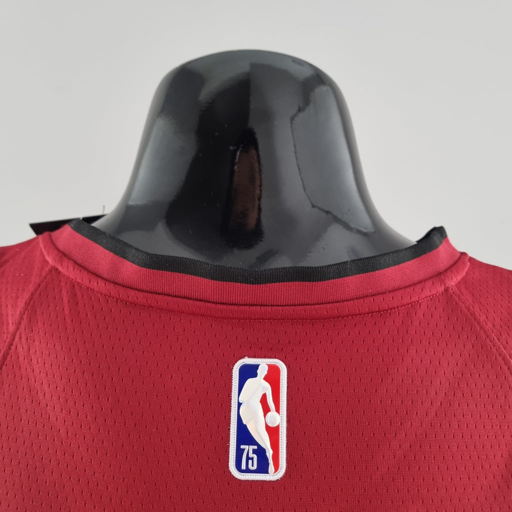 Camisa NBA Miami Heat #4 Oladipo - 75° Aniversário Red