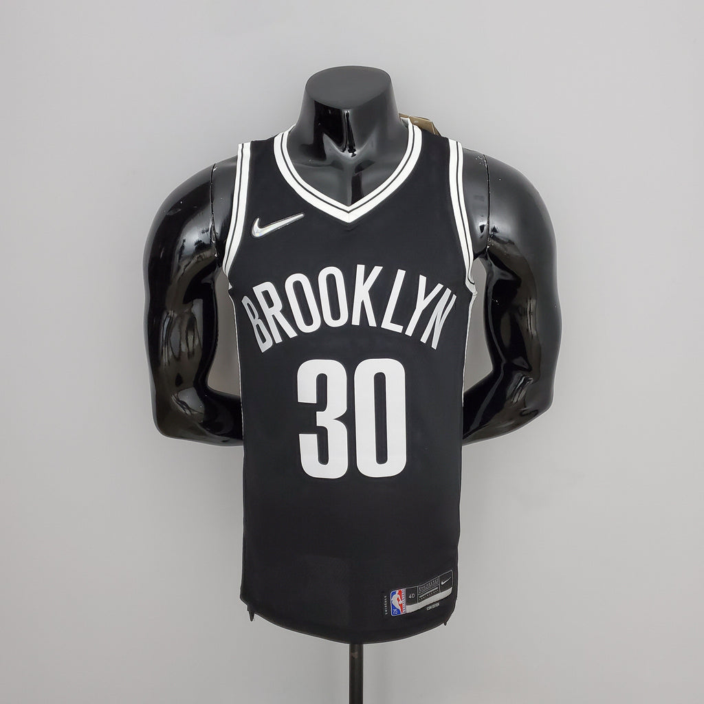 Camisa NBA Brooklyn Nets #30 Curry - 75º Aniversário Black
