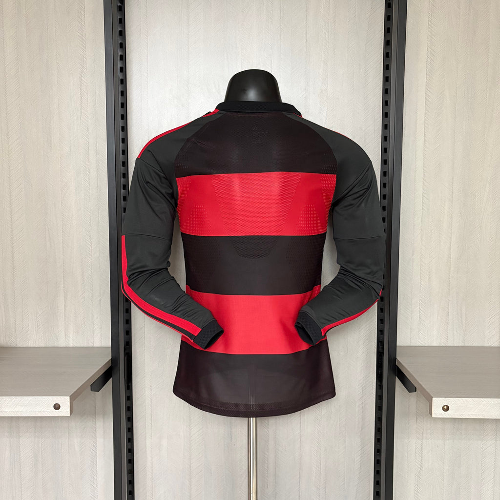 Camisa Flamengo 2026 Home - (Jogador) Manga Longa
